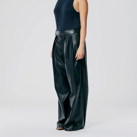TIBI LEATHER STELLA PANTS - Picture 5 of 9
